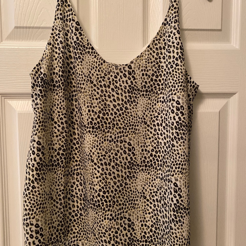 Leopard Print Tank Top
